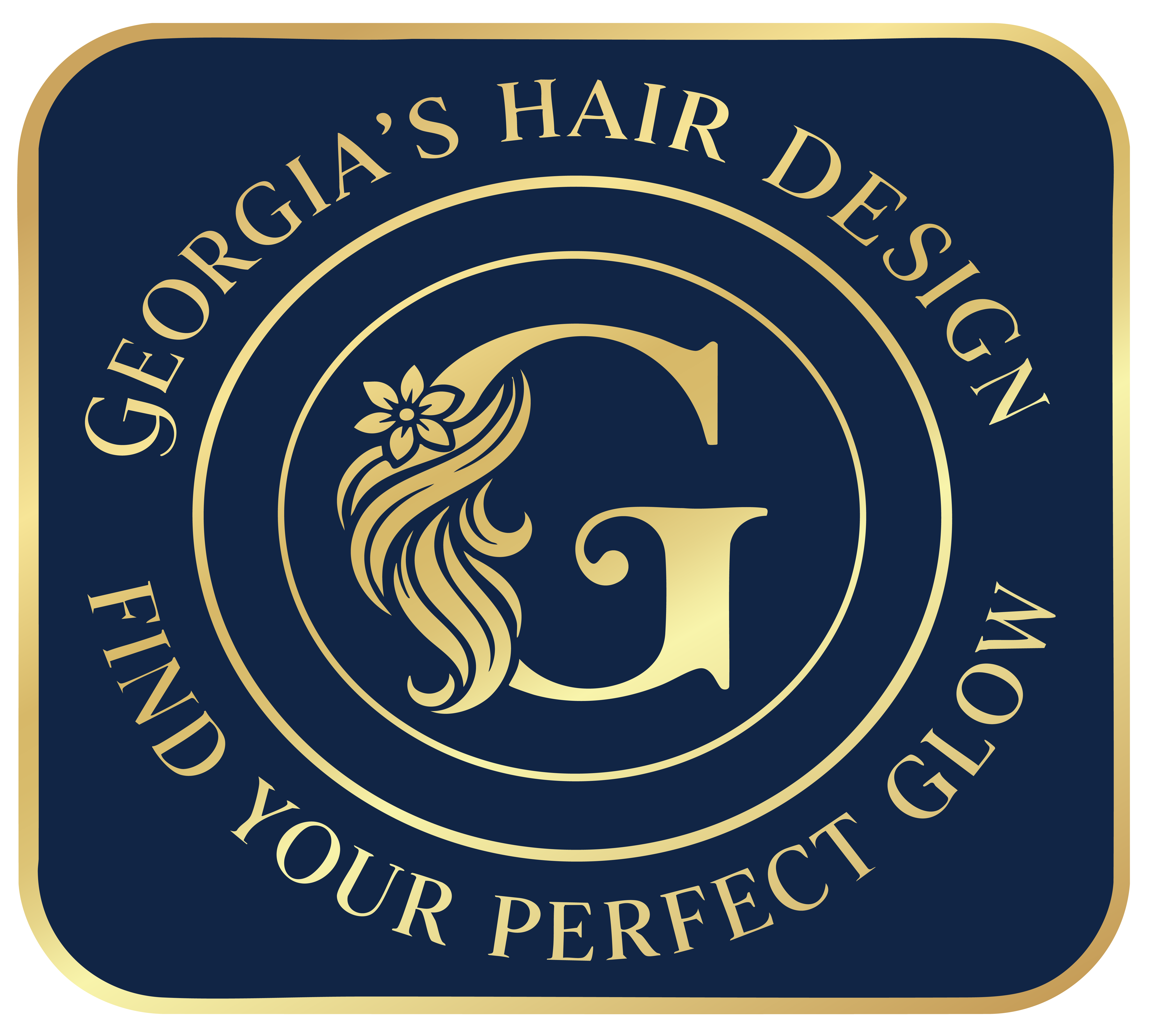 Georgia's Hair Design Logo